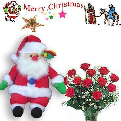Santa Claus & Roses